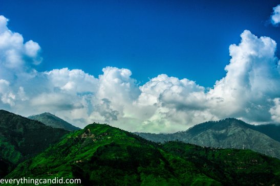Cloud over Himalaya range in Kinnaur Valley representing the natural wanderism.
