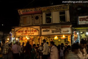 Sarafa Bazaar, Indore, - night food street with many legends