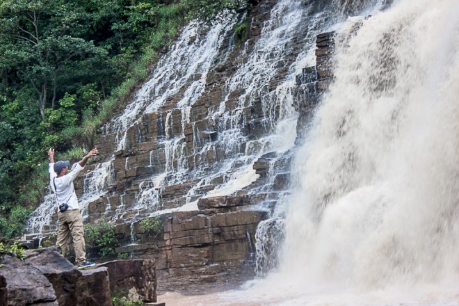 Tirathgarh: Enjoying the fall from the Mther Natures Lap