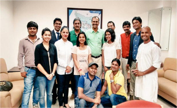 With Team and MD of Chhattisgarh Tourism Board