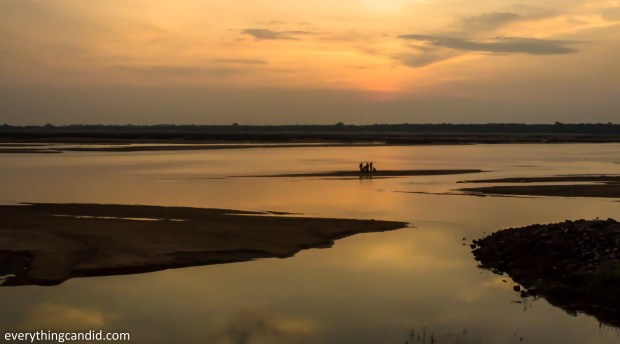 Mahanadi in Sirpur, Chhattisgarh, india