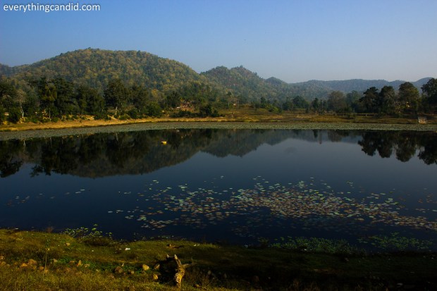 Artificial Lake next to Bhoram Deo Temple, Chhattisgarh, India.