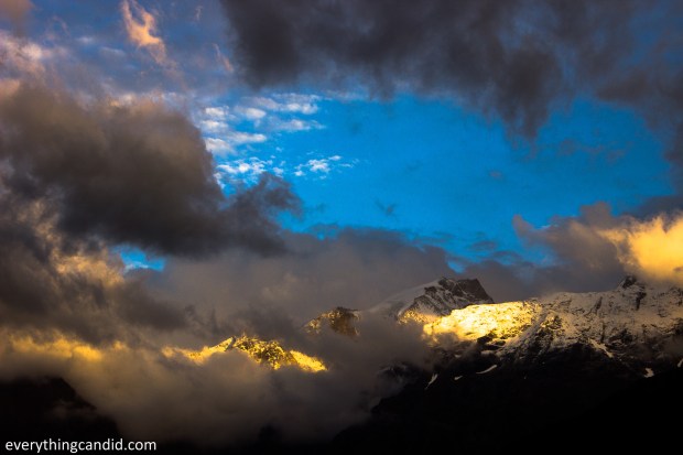 Kinnaur,  Kinner Kailash near Kalpa shot from Roghi village. Himachal Pradesh on the way to SPiti valley.