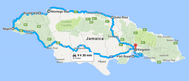 jamaica - the pirate route