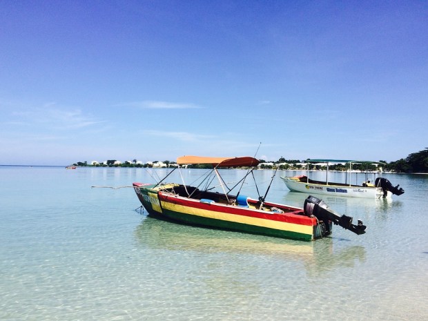 Beach Negril Jamaica Boat