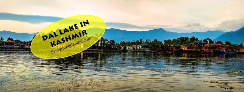 Beutiful lake of Srinagar - dal lake. Himalayan lake